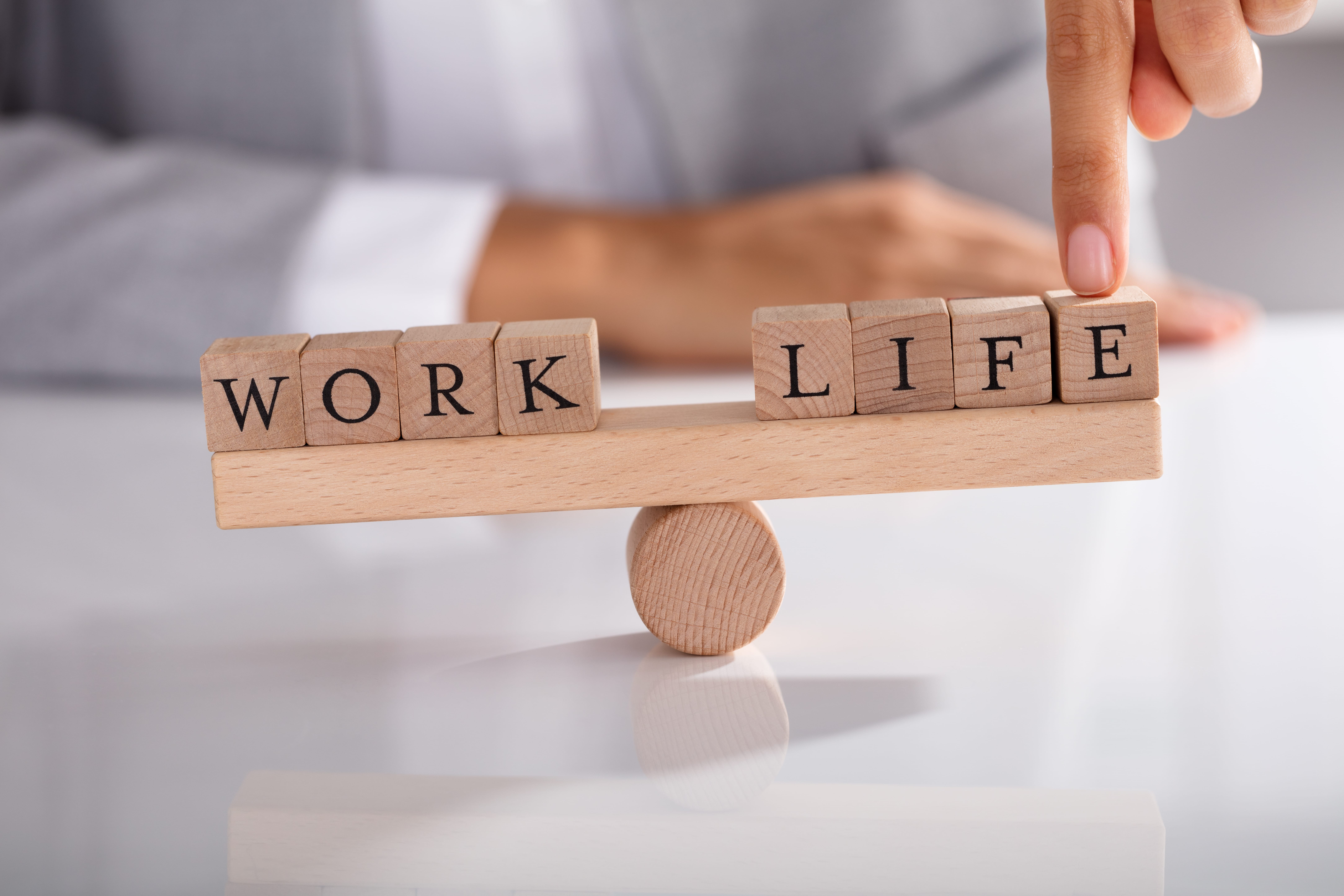 Work life balance - przedstawienie za pomocą równoważni