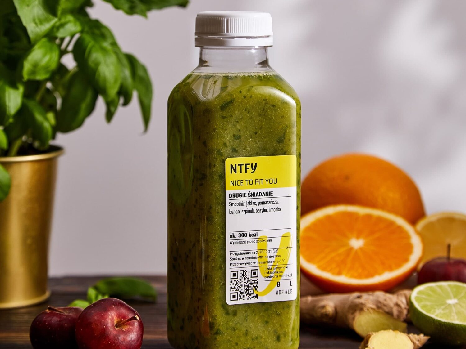 dieta wegetariańska zielona dieta smoothie owoce bazylia grapefruit