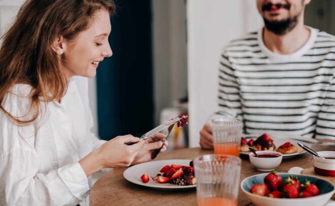 usmiechnieta para je zdrowe posilki dieta 3 posilki dziennie