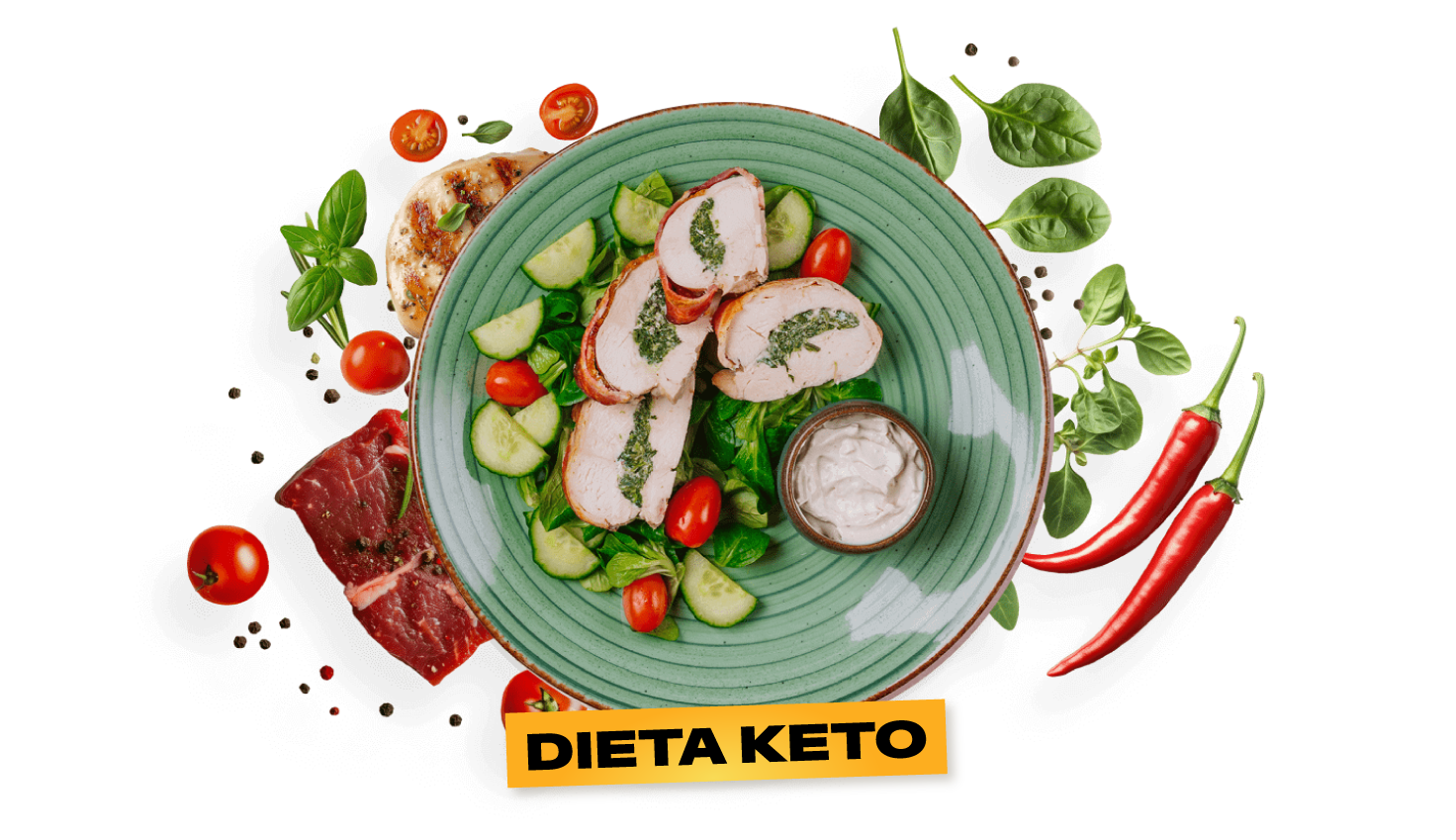 Catering dietetyczny Keto (dieta ketogeniczna) 1000 kcal - Nice To Fit You
